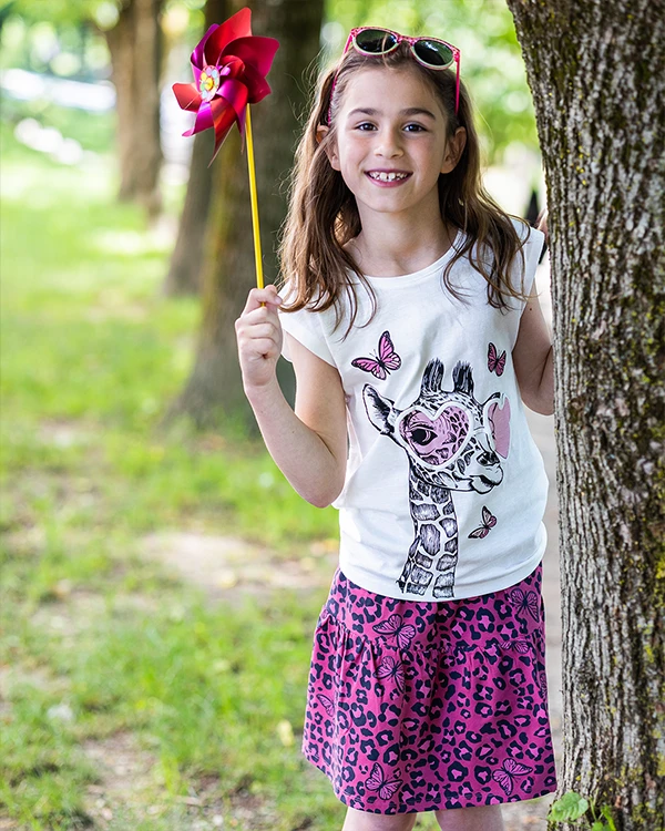 Girls Skirt Butterfly Paradise