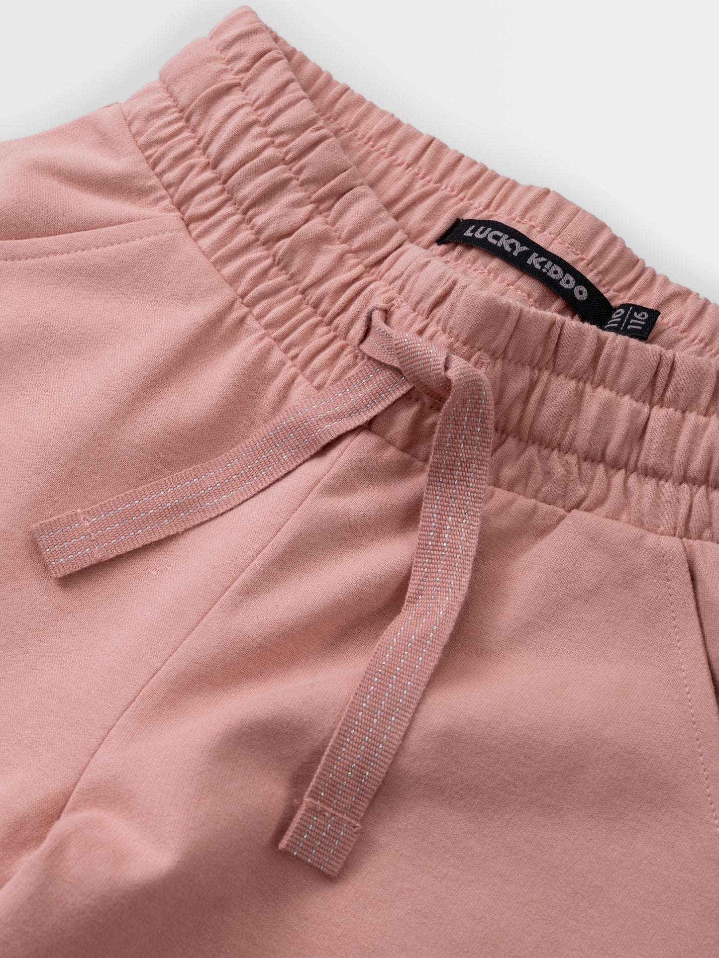 Wide Leg Joggers Peach