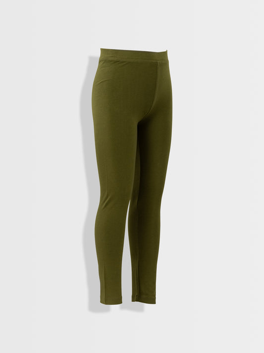 Organic Leggings Dark Green