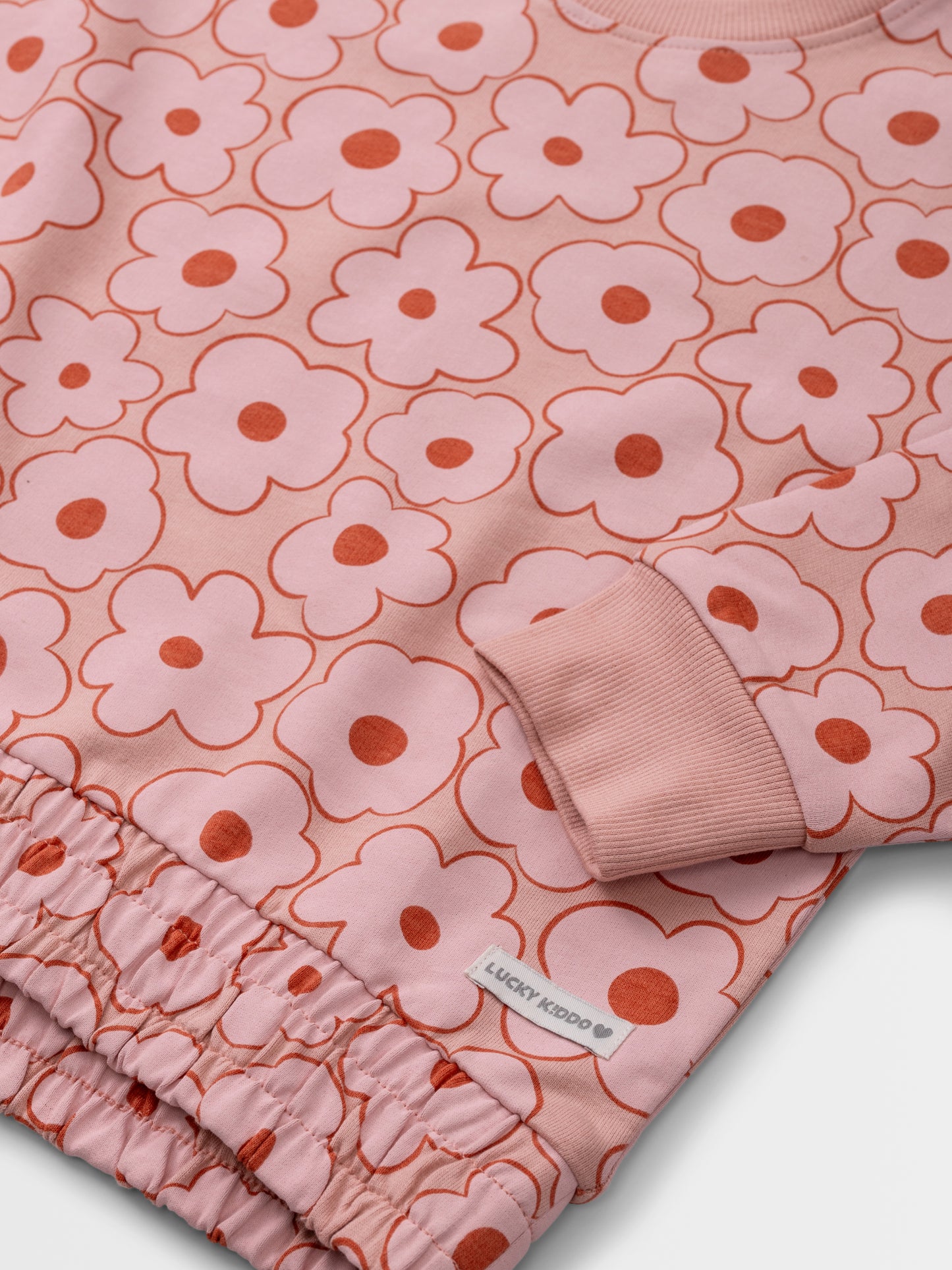 Cropped Pullover Flowers