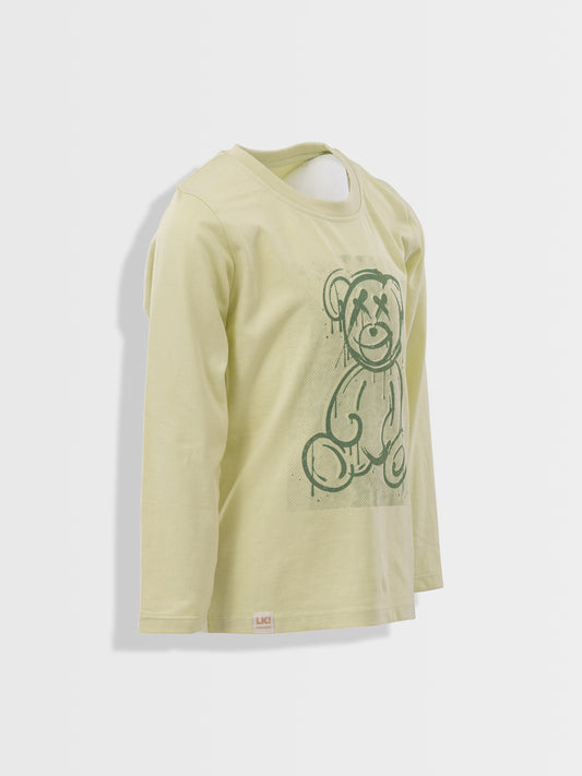 Organic T-shirt Teddy Bear