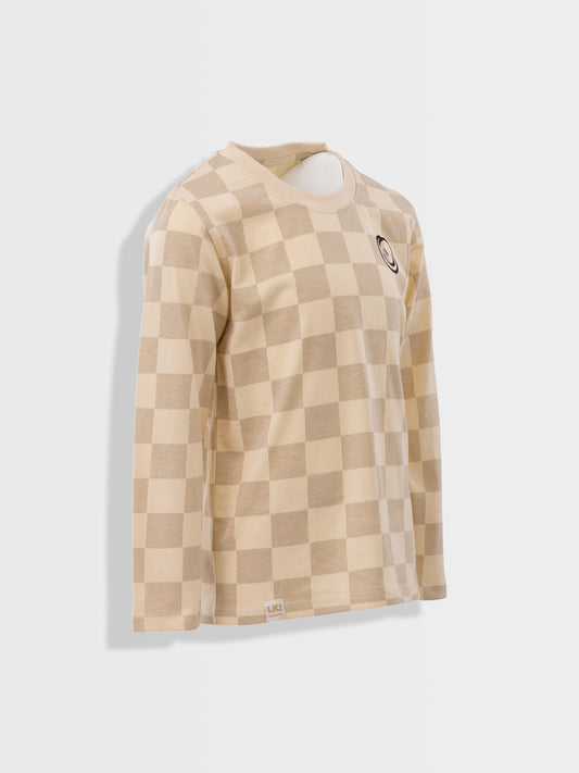 Organic T-shirt Nature Checks