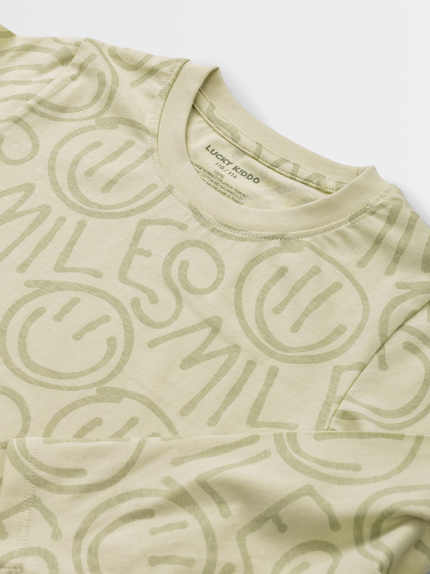 Organic T-shirt Aloe Wash Smiles