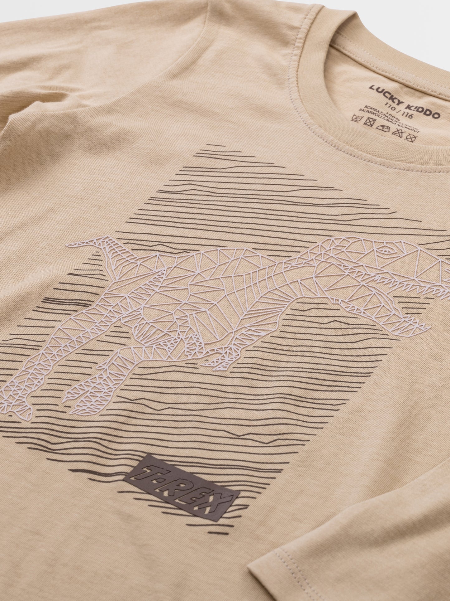 T-shirt Brown Rice Dino
