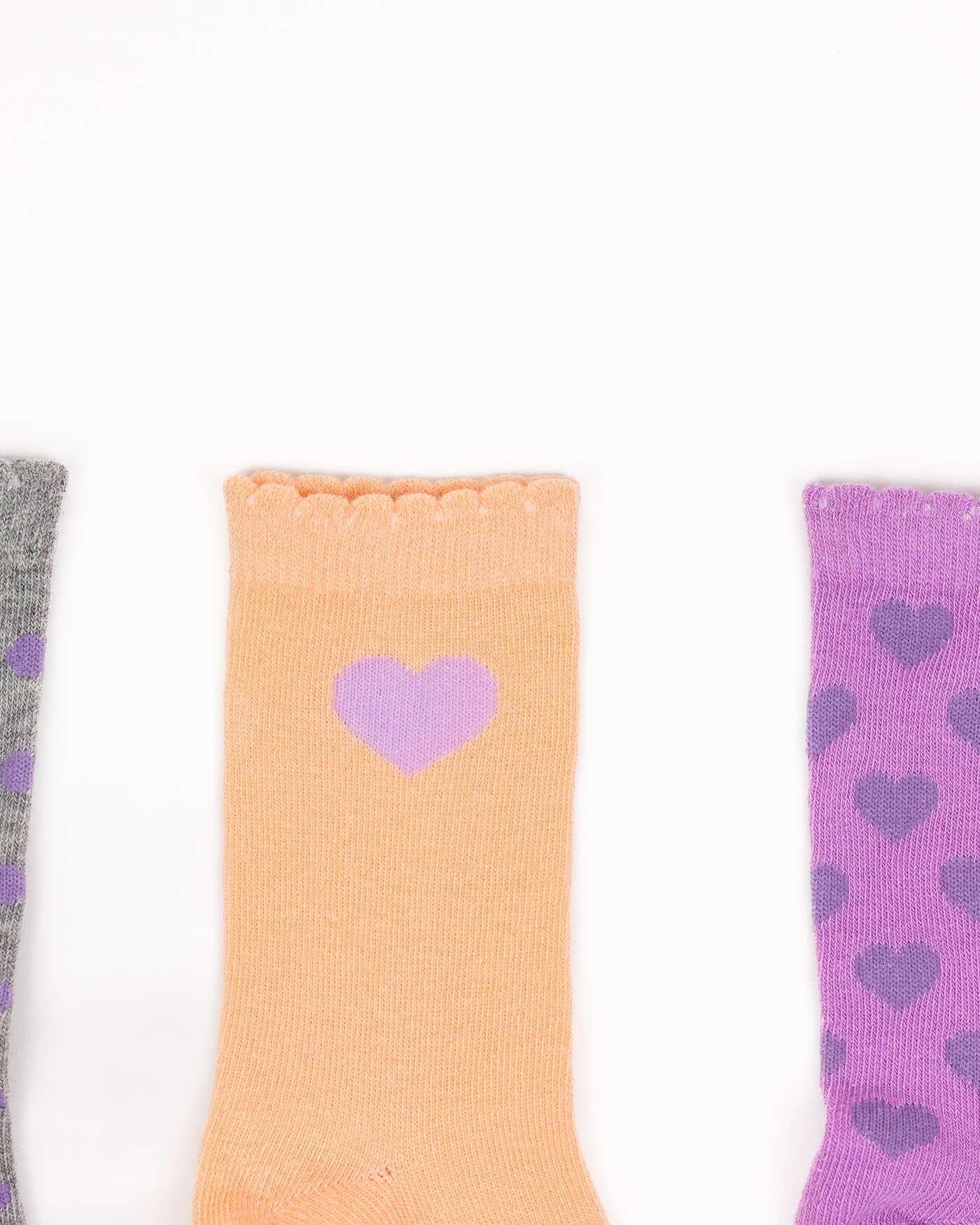 Girls' socks HEARTS 3 pieces