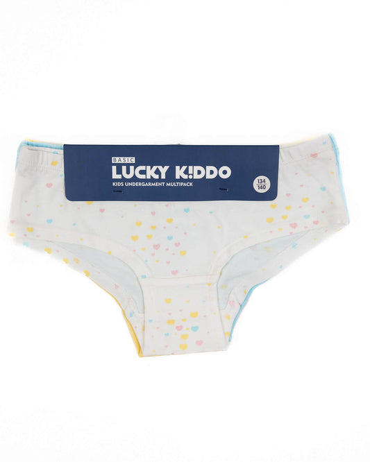 Girls' hipster underwear HEARTS 3 pieces