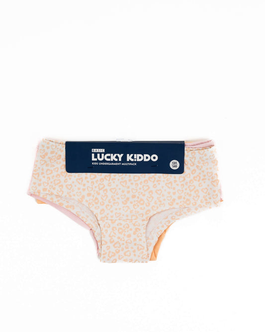 Girls' hipster underwear HEARTS LEO 3 pieces