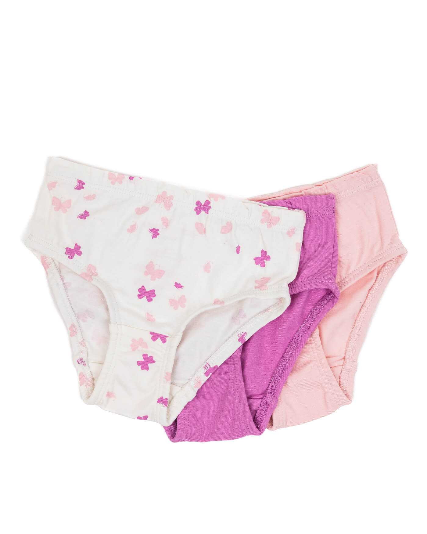 Girls' briefs BUTTERFLY 3 pieces