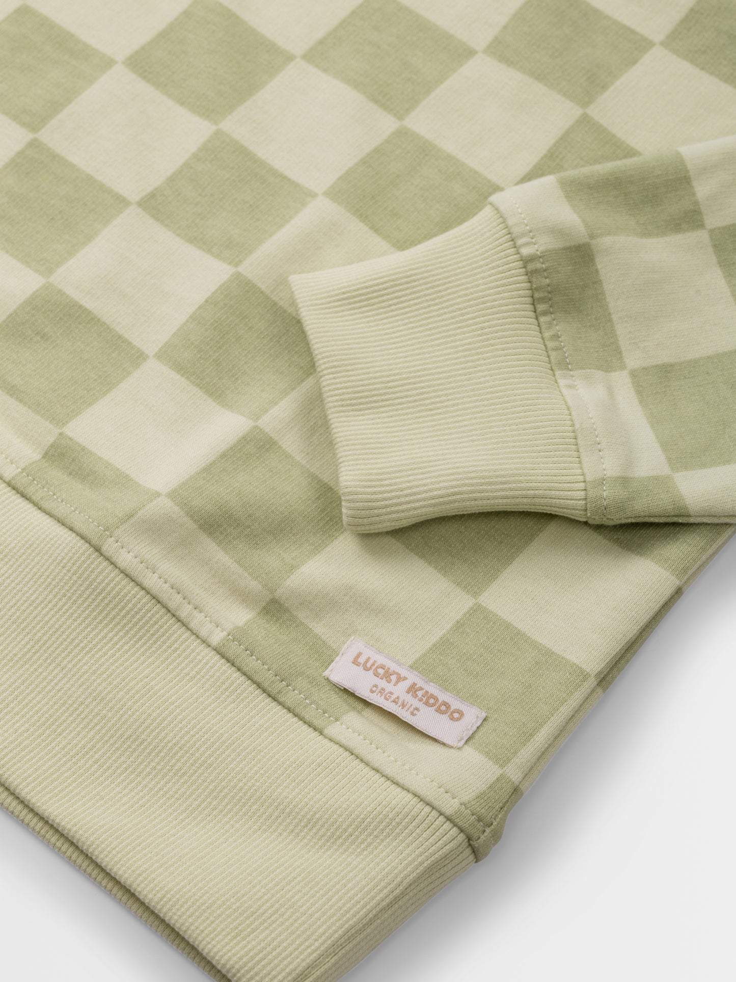 Organic Oversized Pullover Aloe Wash Checks