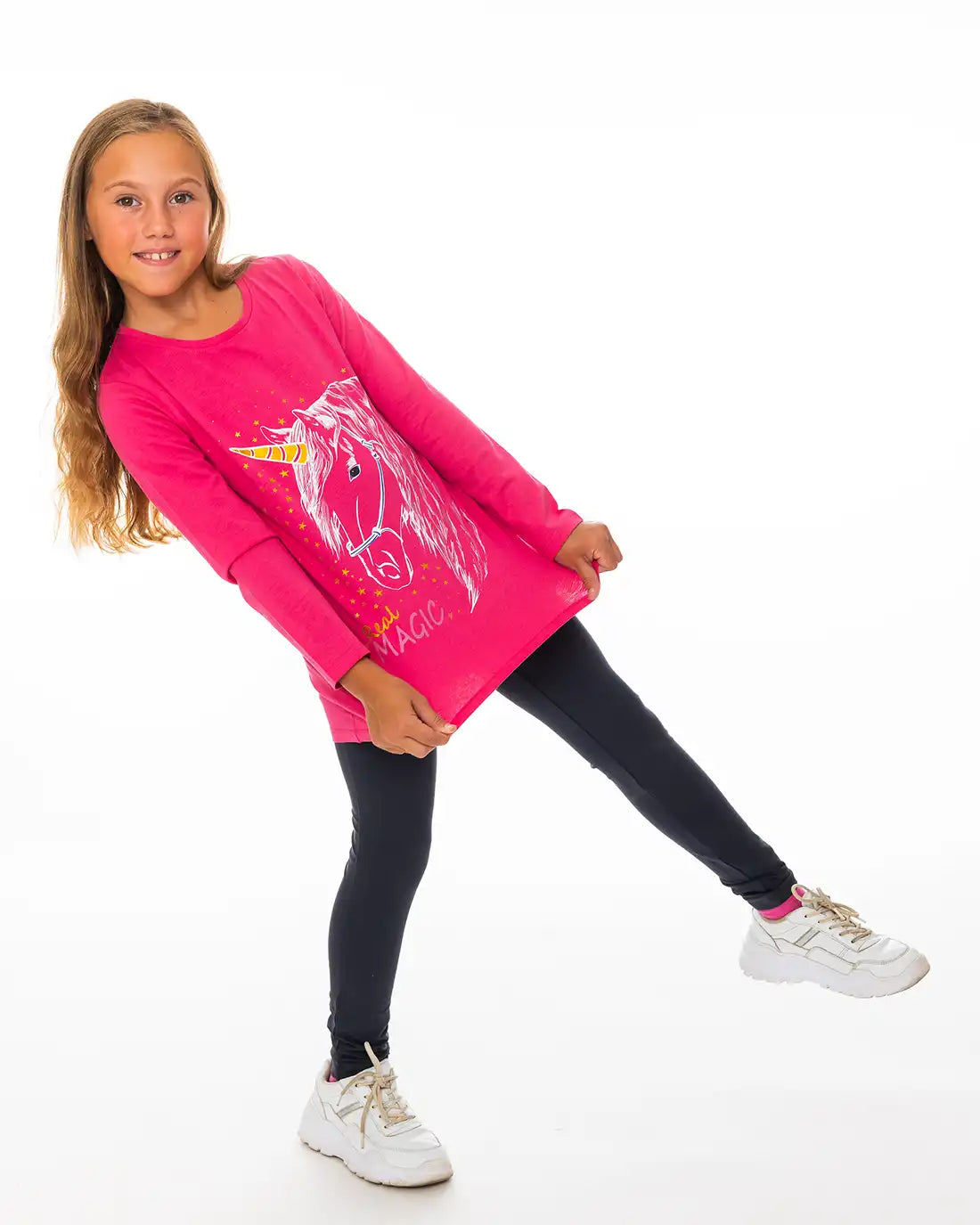 Girls Leggings Antracite