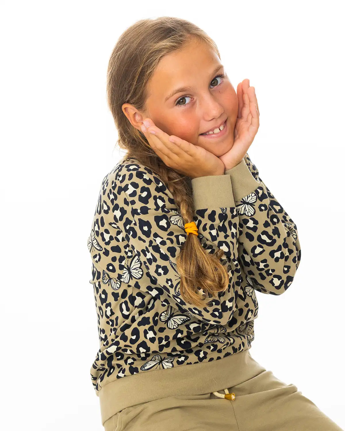 Girls Pullover Leopard