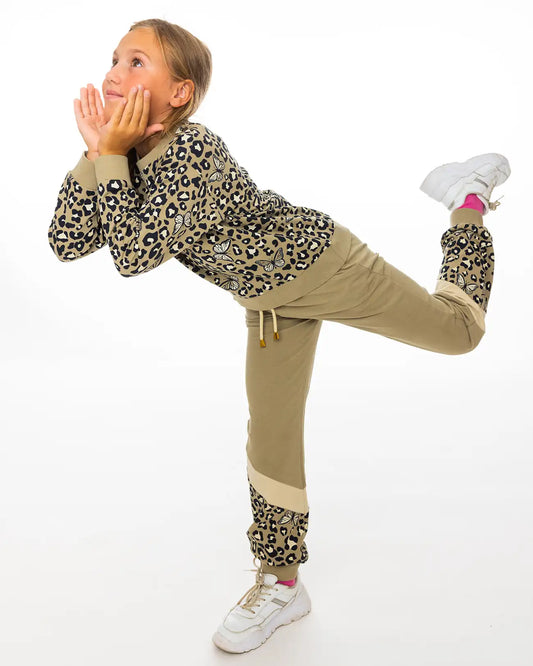 Girls Pullover Leopard