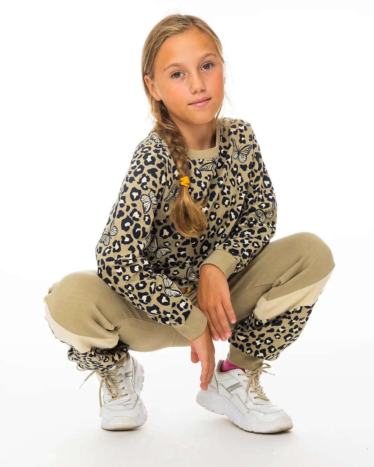 Girls Pullover Leopard