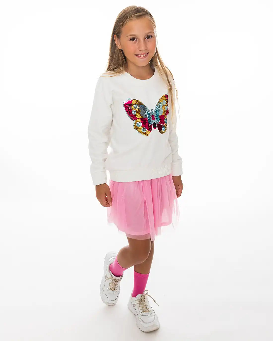Girls Sweater Butterfly