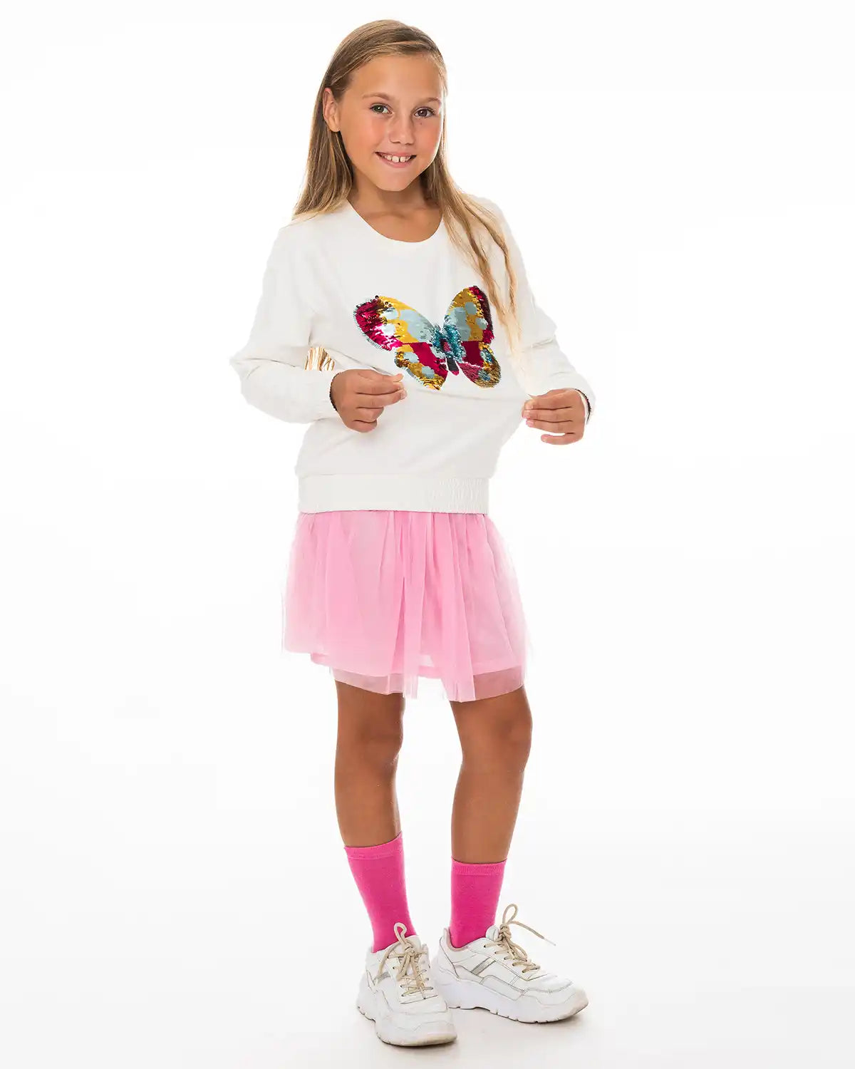 Girls Sweater Butterfly