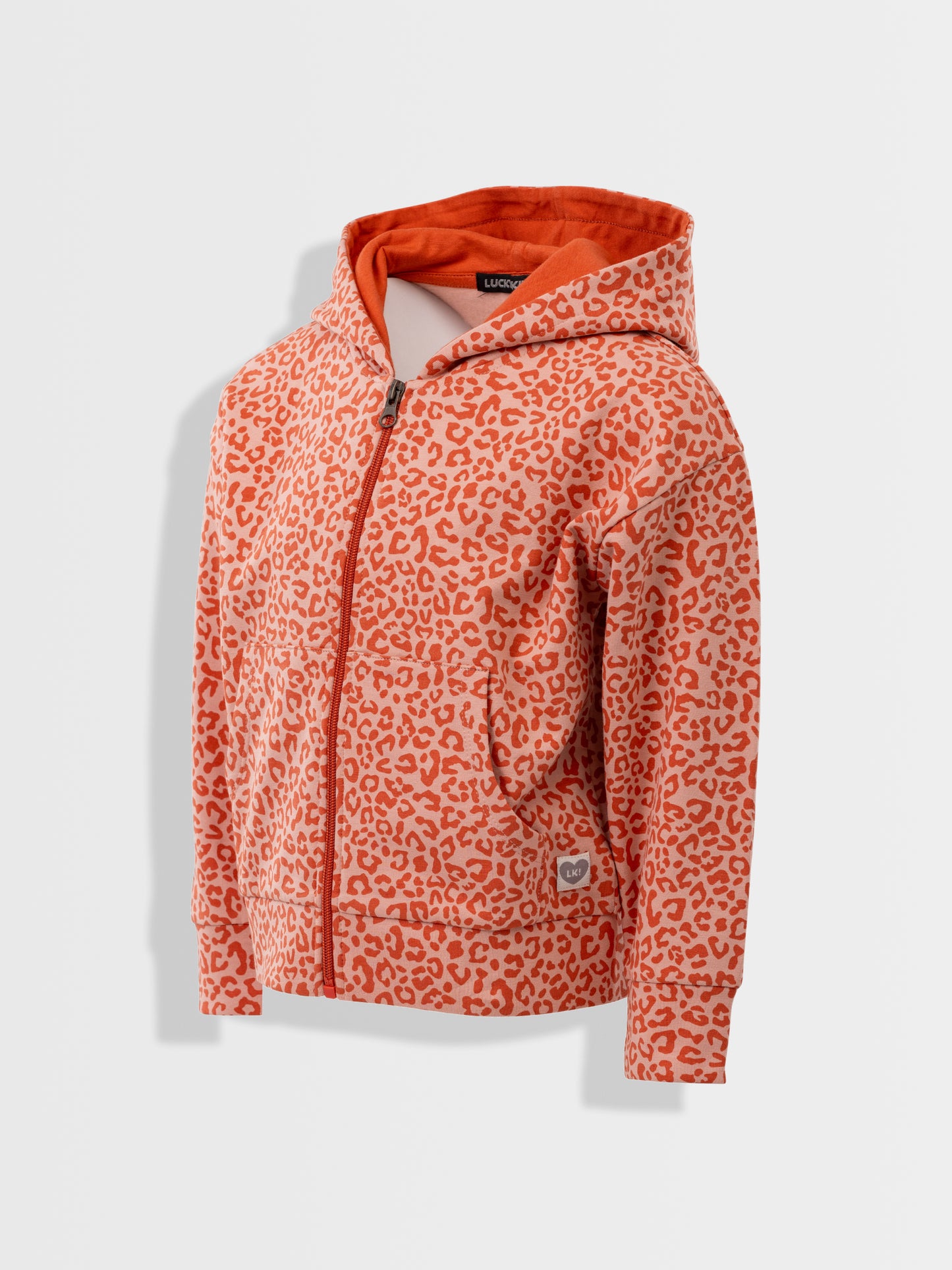 Zipper Hoodie Peach Leo
