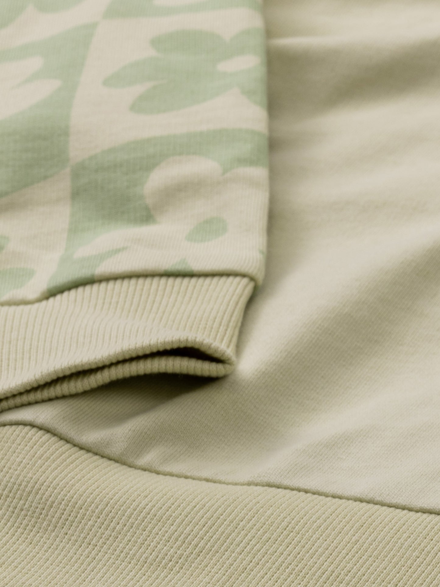 Organic Half-zip Hoodie Aloe Wash