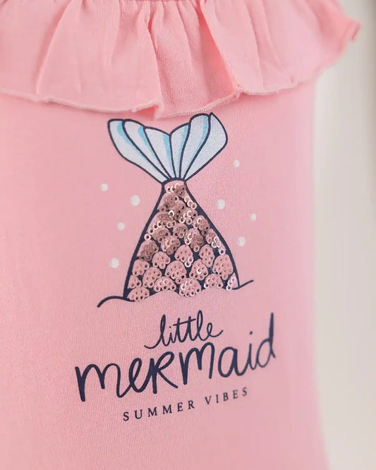 Girls Short Jumpsuit Rose