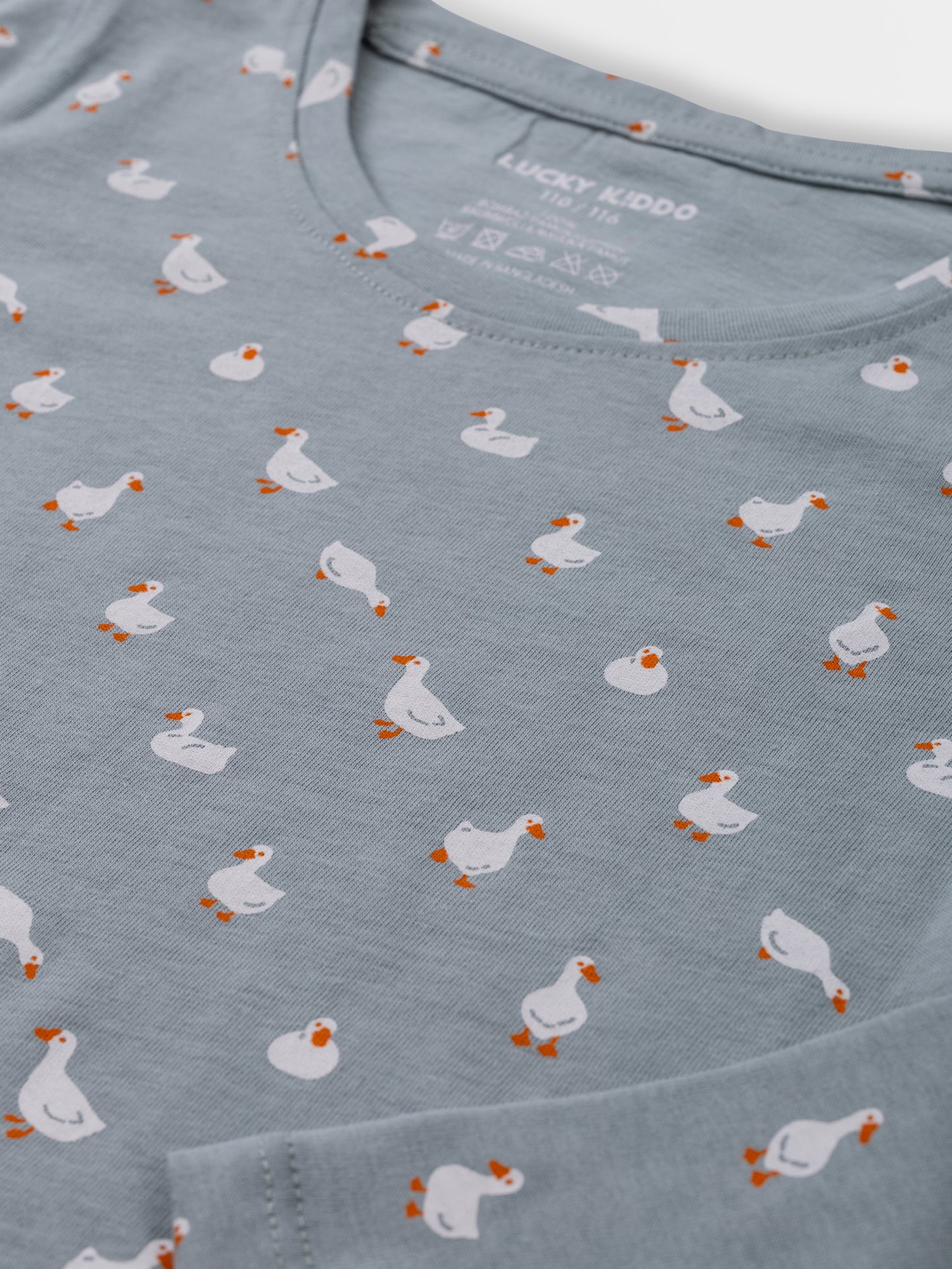 T-shirt Grey Mist Ducks
