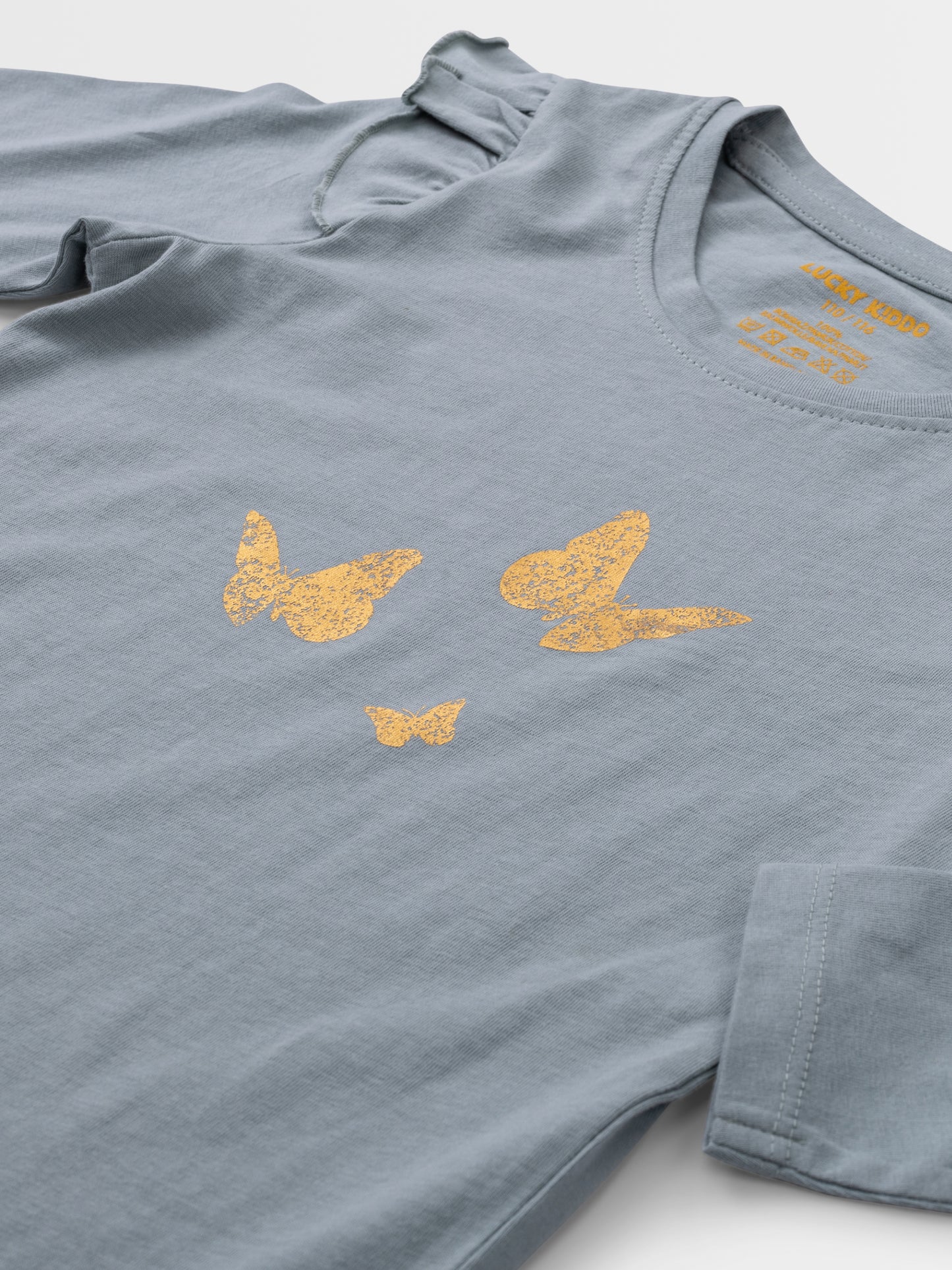 T-shirt Grey Mist Butterflies
