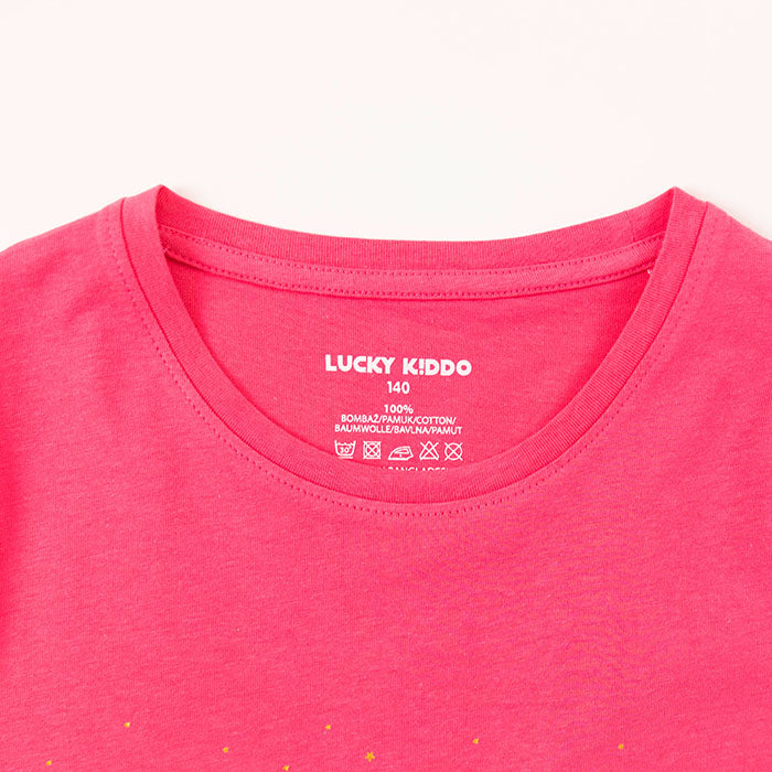 Girls Tunic Pink Stars