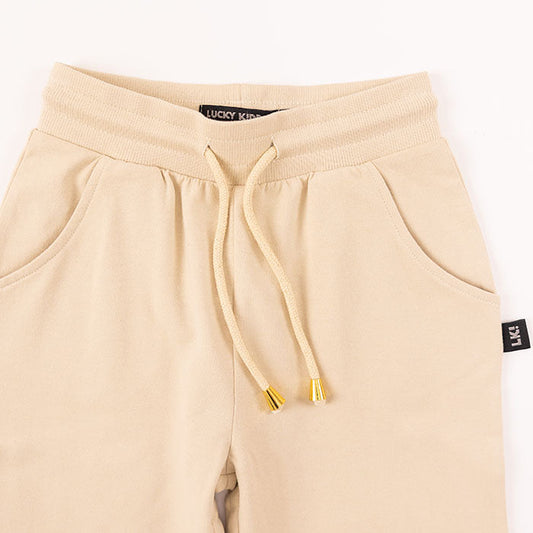 Girls Joggers Beige