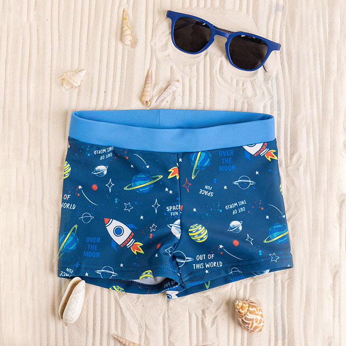 Boys Swim Boxers Space