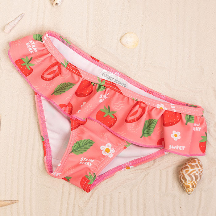 Girls Swimsuit Bottoms Strawberries