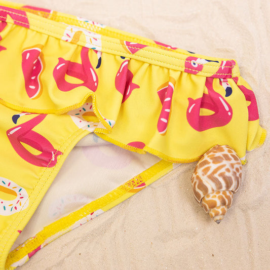 Girls Swimsuit Bottoms Flamingos