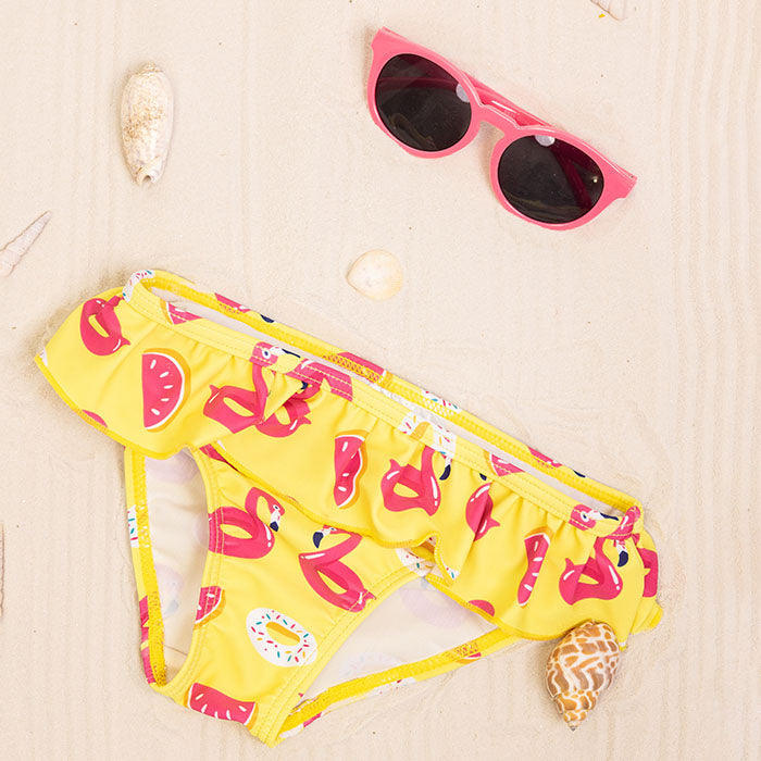 Girls Swimsuit Bottoms Flamingos