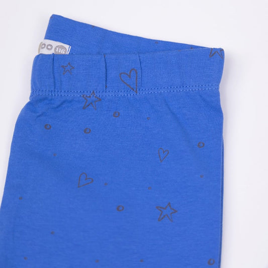 Girls Leggings Sapphire Blue