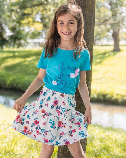 Girls Shirt Flower Bloom