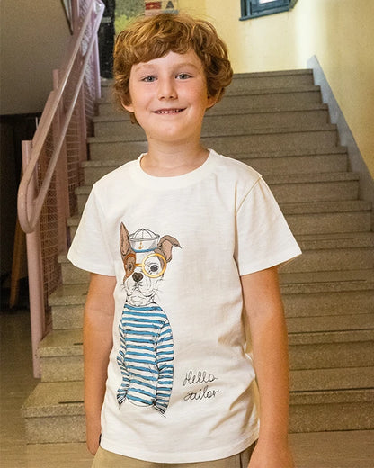 Boys T-shirt Puppy Love