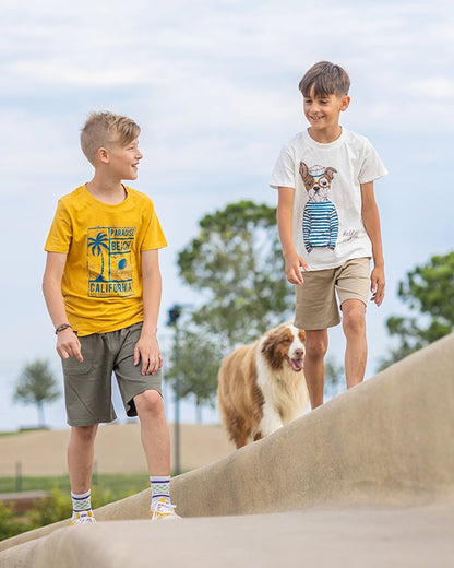 Boys T-shirt Golden Beach