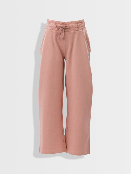 Wide Leg Joggers Peach