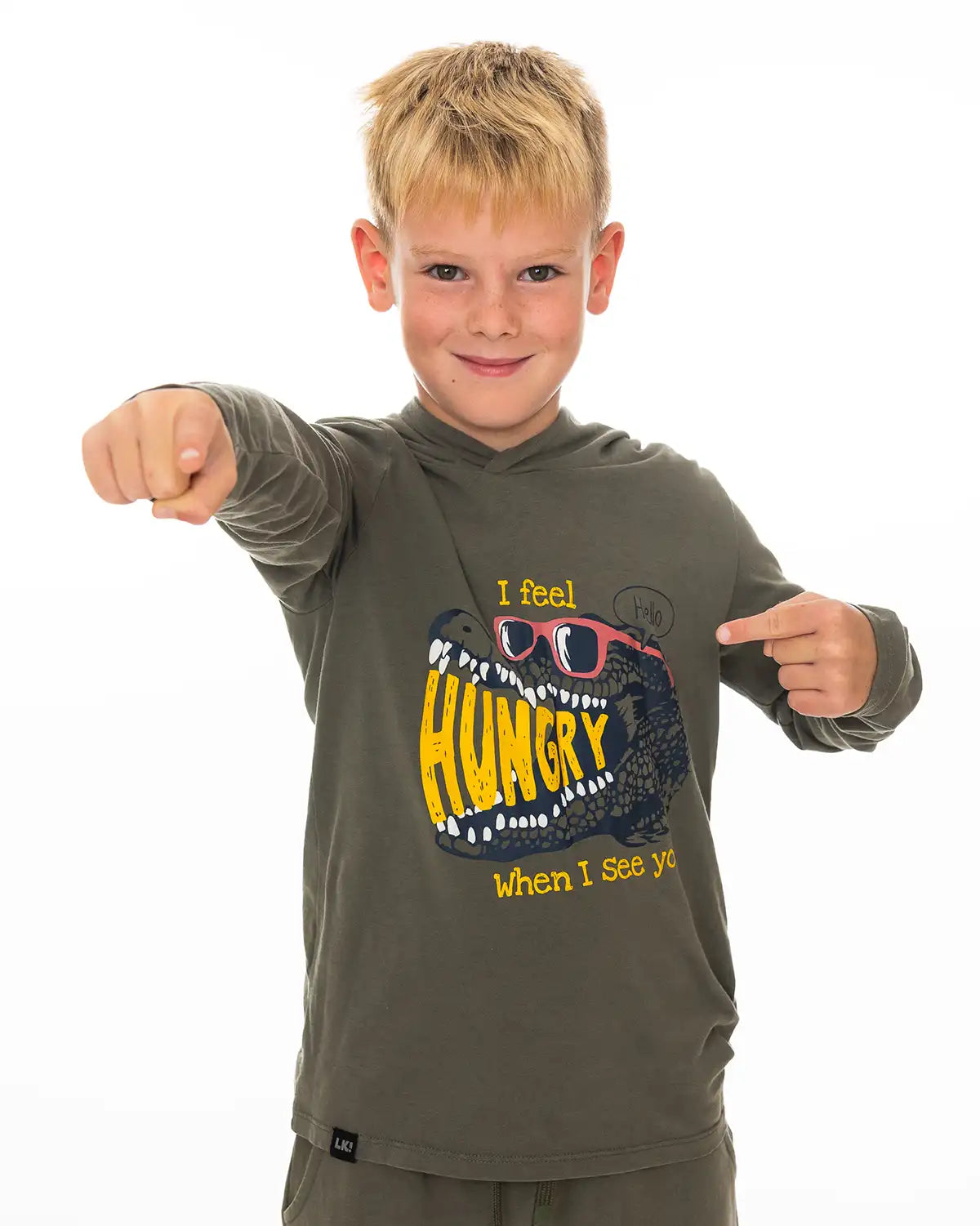 Boys Hoodie T-shirt Hungry