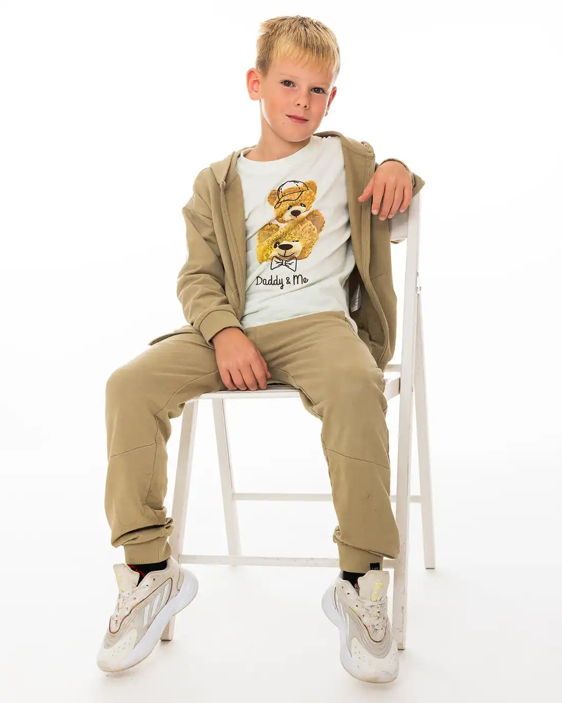 Boys Joggers Light Brown