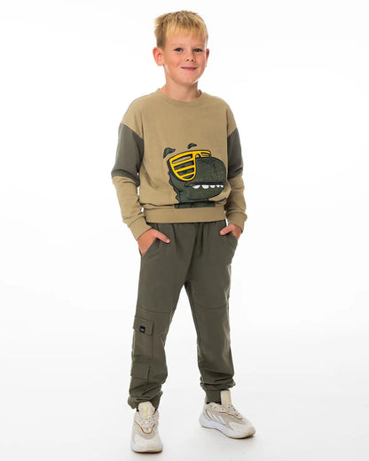 Boys Joggers Olive