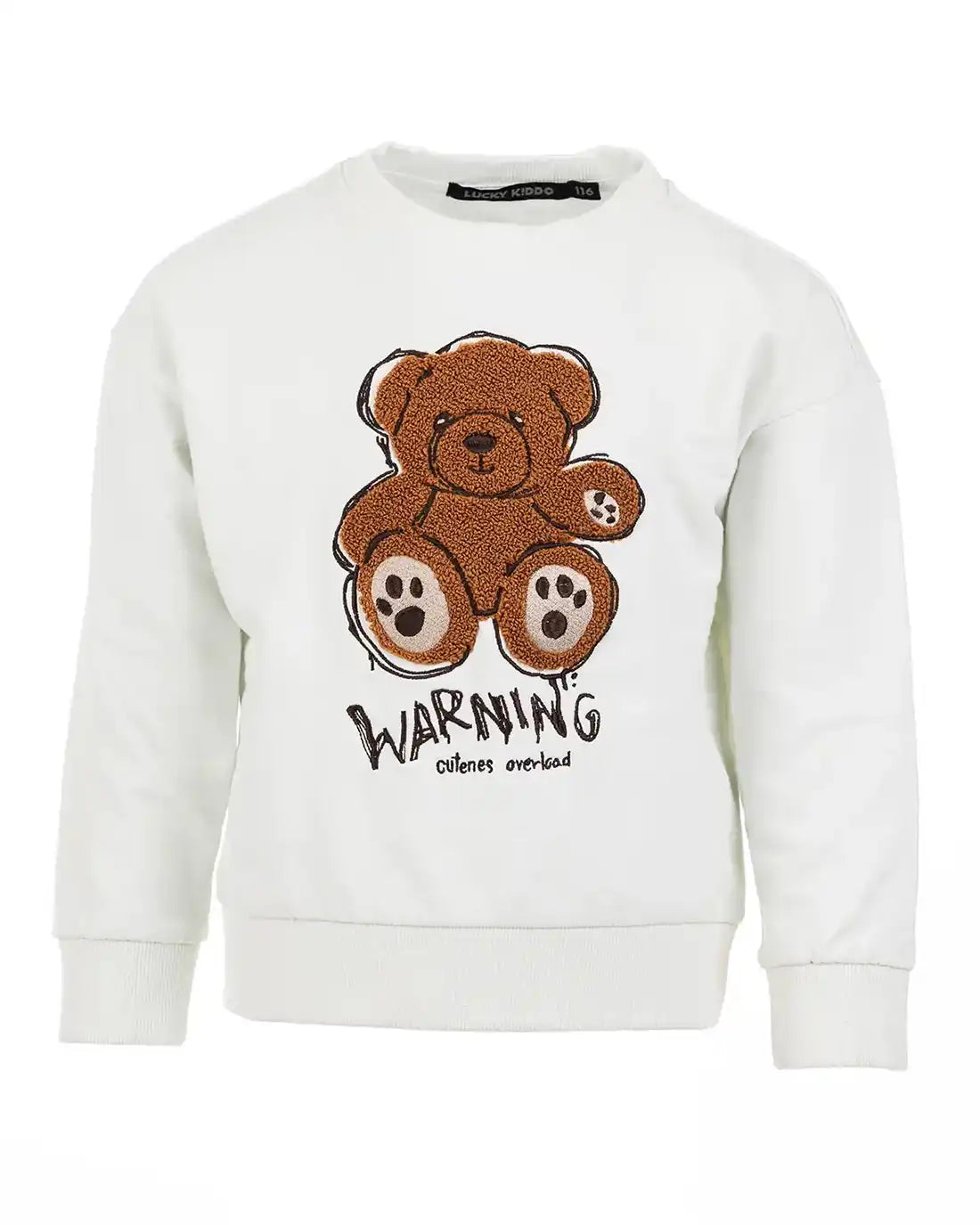 Boys Pullover Bear Warning