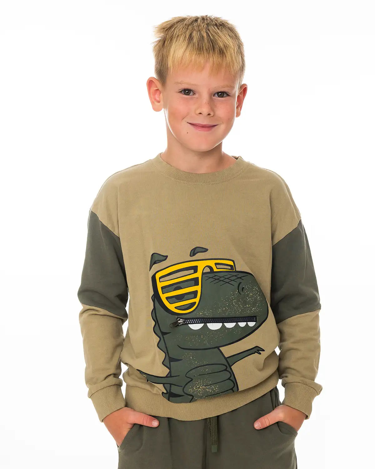 Boys Pullover Cool Dino