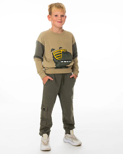 Boys Pullover Cool Dino