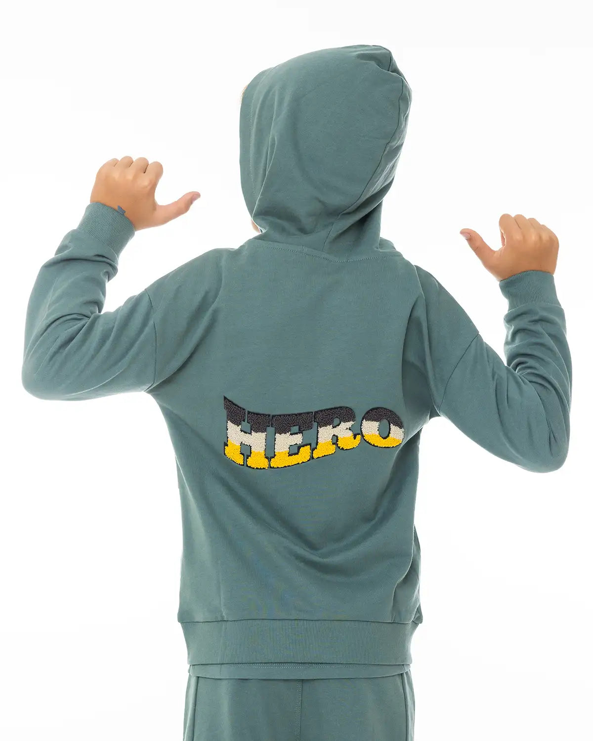 Boys Zipper Hoodie Hero