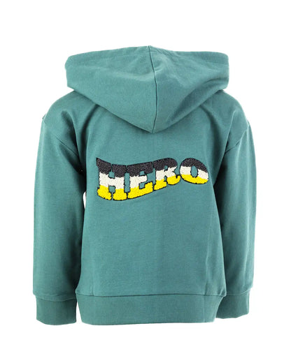 Boys Zipper Hoodie Hero