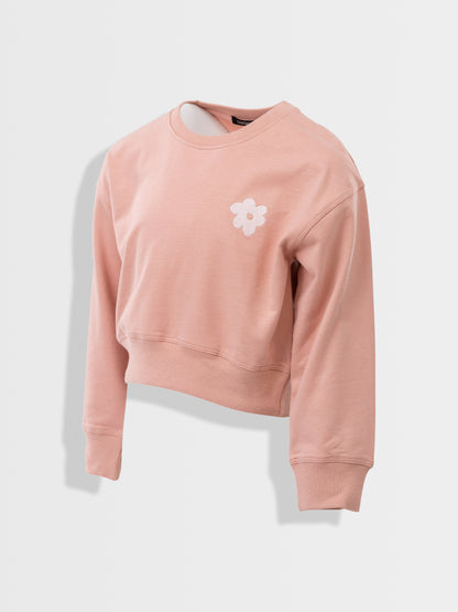 Cropped Pullover Peach