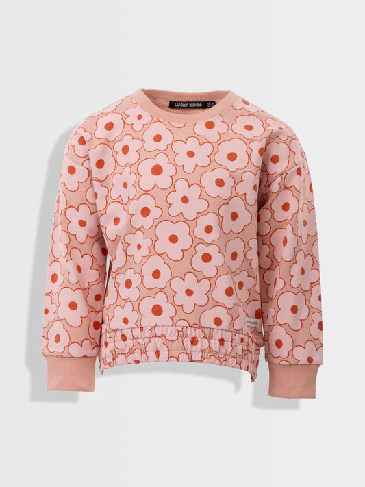 Cropped Pullover Flowers