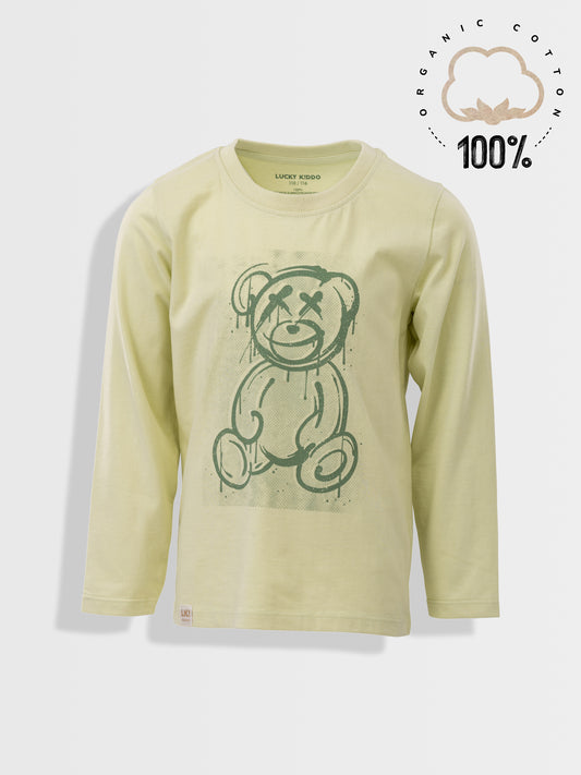 Organic T-shirt Teddy Bear