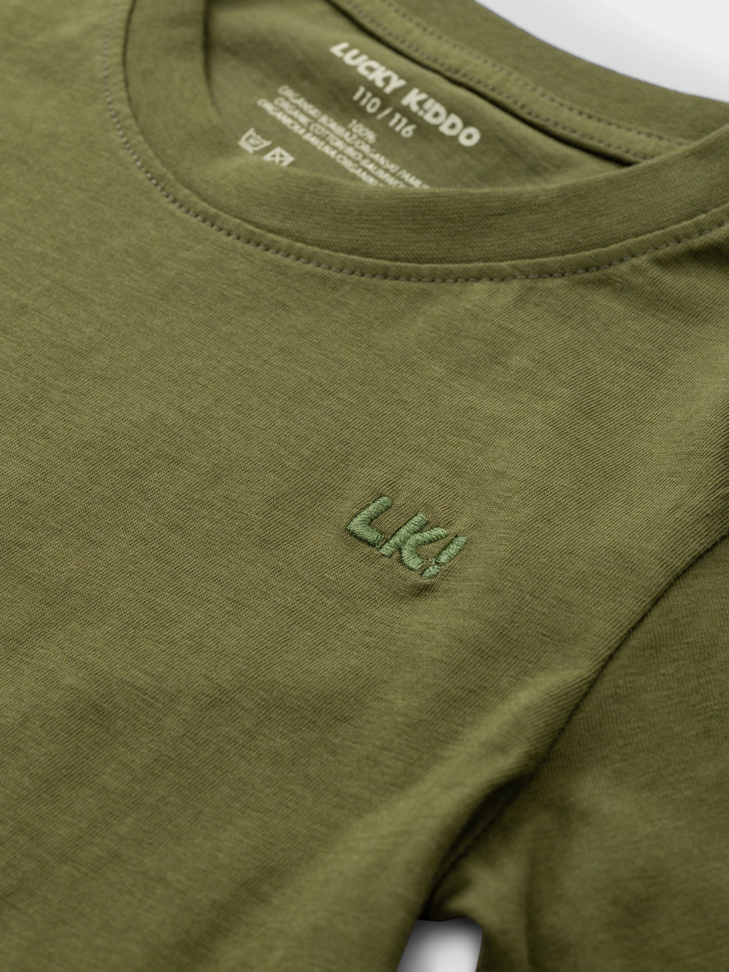 Organic T-shirt Dark Green LK