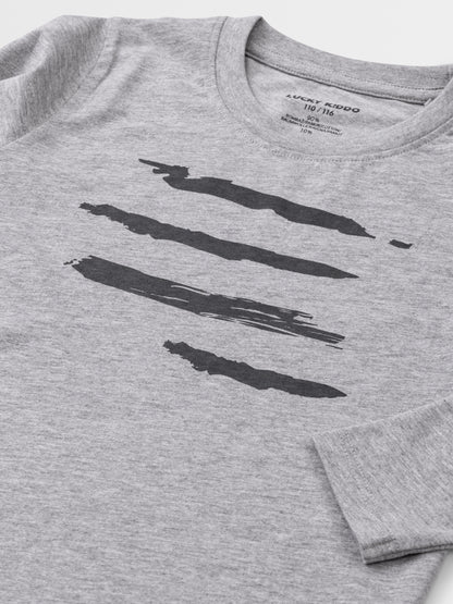 T-shirt Grey Claw Scratch