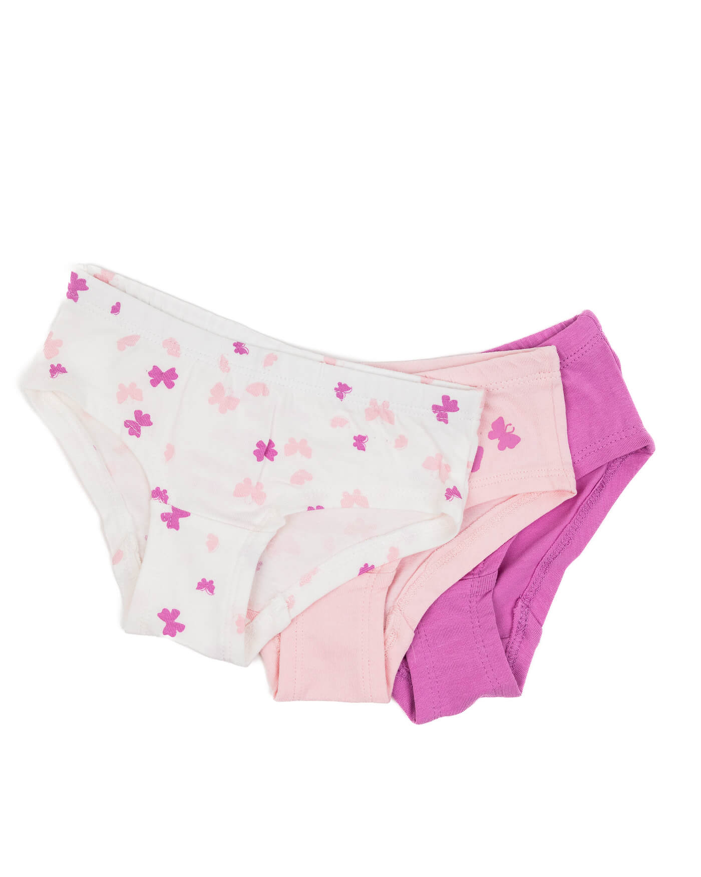 Girls' hipster underwear BUTTERFLY 3 pieces