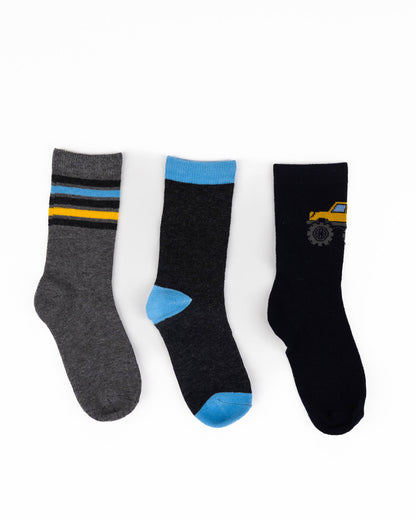 Boys' socks CAR 3 pieces